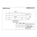 Frisch-Licht Fugtt�t armatur AWL137150A.4584 mittelgro�, omskiftelig IP50, hvid 