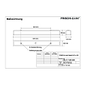 Frisch-Licht Fugtt�t armatur AWL137150P.5083 mittelgro�, omskiftelig, prismatisk IP50, hvid 