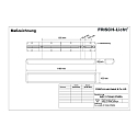 Frisch-Licht Fugtt�t armatur AWL137454A.3784DA DALI styrbar, slagfast IP54, hvid d�mpbar