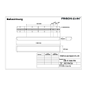 Frisch-Licht Fugtt�t armatur AWL137454A.3784 slagfast, omskiftelig IP54, hvid 