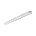 Fugtt�t armatur AWL147150P.6983 lang, omskiftelig, prismatisk IP50, hvid 