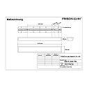 Fugtt�t armatur AWL237454A.7384 slagfast, omskiftelig IP54, hvid 