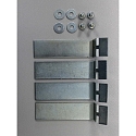 Fastg�relse BS810 s�t med 4, boldt�t, galvaniseret