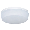 V�g- og Loftlampe DLR7454A.2084 rund, slagfast, omskiftelig IP54, hvid 
