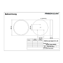 Frisch-Licht LED Ceiling and Pendant luminaire, direct, 25W, 4000K, 3000lm, IP40, opal, DALI dimmable, white