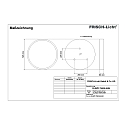Frisch-Licht LED Ceiling and Pendant luminaire, direct, 53W, 4000K, 6400lm, IP40, opal, white
