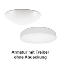 Væg- og Loftlampe PREMIUM 7510 Ø 26cm IP40, hvid 