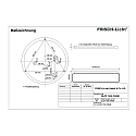V�g- og Loftlampe DLZP7530M.7083M cylindrisk, multipower IP40, hvid d�mpbar