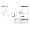 Frisch-Licht Downlight EDL2140A.1183DA rund, DALI styrbar, mittelgro� IP54, hvid d�mpbar