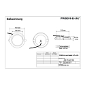 Frisch-Licht Downlight EDL2140A.1184 rund, mittelgro�, omskiftelig IP54, hvid 