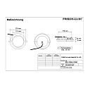 Frisch-Licht Downlight EDL2230A.2183M rund, multipower IP54, hvid d�mpbar