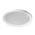 Indbygningslampe � 17cm rund, omskiftelig IP65, hvid  15W 1800lm 3000K 70� 70�