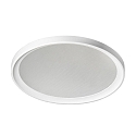Indbygningslampe � 17cm rund, omskiftelig, mikroprismatisk IP65, hvid  19W 2300lm 3000K 60� 60�