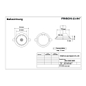 Frisch-Licht Downlight EDL5350C.0683 rund, svingbar GU10 IP20, chrom 