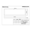Frisch-Licht LED panel ELP242063MP.6084L firkantet, UGR < 19, mikroprismatisk, 60W 6000lm 4000K >80� >80� CRI 80-89