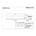 Frisch-Licht Gitterlampe ERL131151T.3884 asymmetrisk str�ling, omskiftelig IP20, hvid 