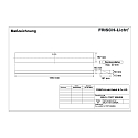 Gitterlampe ERL141151T.5084DA DALI styrbar, asymmetrisk str�ling IP20, hvid d�mpbar