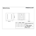 Lampe til arbejdsstation ERL411152H.3884L til VDU-arbejdsstation, omskiftelig IP20, hvid d�mpbar