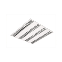 LED Insert / Recessed grid luminaire, 32/46/66W, 4000K, 6400lm, IP20, UGR < 19, white