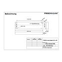 Overfladearmatur HFL333240HS.26084 omskiftelig IP40, hvid 