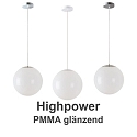 pendant luminaire �40 switchable IP40, chrome, white dimmable