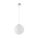 pendant luminaire �50 IP40, chrome, white dimmable