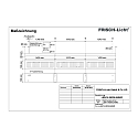 Lysb�nd centret element LBN144500H.6484M direkte / indirekte, UGR < 19, omskiftelig IP20, hvid 