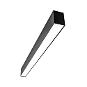 light bar MICROPAL�, UGR<19 / 1127MM / 830 surface-mounted version, DALI controllable, direct IP40, black dimmable
