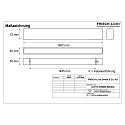light bar MICROPAL�, UGR<19 / 1687MM / 830 surface-mounted version, DALI controllable, direct IP40, white dimmable