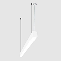 Lysb�jle MICROPAL�, UGR<19 / 1127MM / 830 DALI styrbar, direkte, med suspensionss�t IP40, hvid d�mpbar
