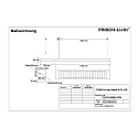 LED Pendant grid luminaire direct / indirect, 67W, 4000K, 8700lm, IP20, UGR < 19, white