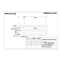 LED Pendant luminaire direct / indirect, 42W, 3000K, 5900lm, IP20, DALI dimmable, white