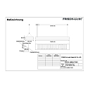 Frisch-Licht LED Pendant grid luminaire direct / indirect, 84W, 3000K, 11000lm, IP20, UGR < 19, white