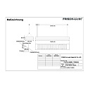 LED Pendant grid luminaire direct / indirect, 84W, 4000K, 11000lm, IP20, UGR < 19, DALI dimmable, white