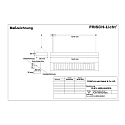 Frisch-Licht LED Pendant grid luminaire direct / indirect, 49W, 3000K, 6400lm, IP20, UGR < 19, DALI dimmable, white