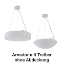 pendant luminaire ECO 7530 � 43,5cm IP20, white dimmable