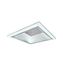 Downlight QDL2204MP.2284DA stor, firkantet, DALI styrbar, UGR < 19, mikroprismatisk IP21, hvid mat d�mpbar