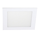 Indbygget downlight FLAT / 30X30CM firkantet, CCT Switch, UGR < 19, ekskl. str�mforsyning IP54, hvid d�mpbar