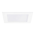 Indbygnings loftlampe 19x19 firkantet, flad IP44, hvid d�mpbar