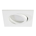 Downlight QDL5350W.0583 svingbar, firkantet GU10 IP20, hvid 