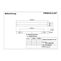 Frisch-Licht Spejllampe SPL121460A.2083 mittelgro�, omskiftelig IP40, hvid 