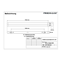 Spejllampe SPL141460A.3283 stor, omskiftelig IP40, hvid 