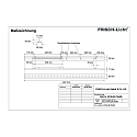 Frisch-Licht LED 3-Phase-track lenses luminaire, 35/40/45/50W, 4000K, 7500lm, IP20, white