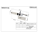 table clip (FL-STL2063MA.15484�) 12-80MM adjustable, silver