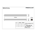 Fugtt�t armatur WNL149466PC.5084 stor, slagfast IP66