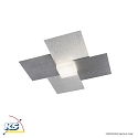 Grossmann LED Wall and Ceiling luminaire CREO, 1 flame, 620lm, 8,8W, 2700K, aluminum, dim-to-warm