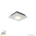 Grossmann LED Wall / Ceiling luminaire KARREE, 1 flame, 620lm, 8,8W, 2700K, pearlescent, copper/pastel, dim-to-warm