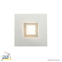 Grossmann LED Wall / Ceiling luminaire KARREE, 1 flame, 620lm, 8,8W, 2700K, pearlescent, champagne, dim-to-warm