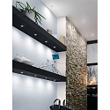 Hera Indbygningslampe IP20, rustfrit st�l, mat, satin d�mpbar 2