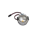 LED Indbygningsspot SR 45-LED, IP44, 350mA, svingbar 20�, 4.8W 3000K, rustfrit st�l look